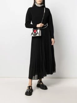 Alexander McQueen Frills-neck jumper