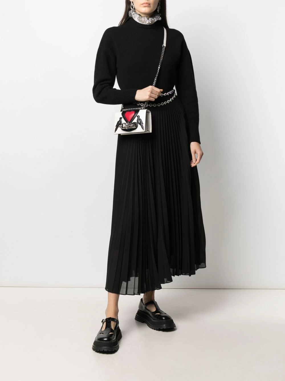 Alexander McQueen Frills neck jumper 2 Alexander McQueen Frills-neck jumper