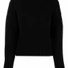 Alexander McQueen Frills-neck jumper