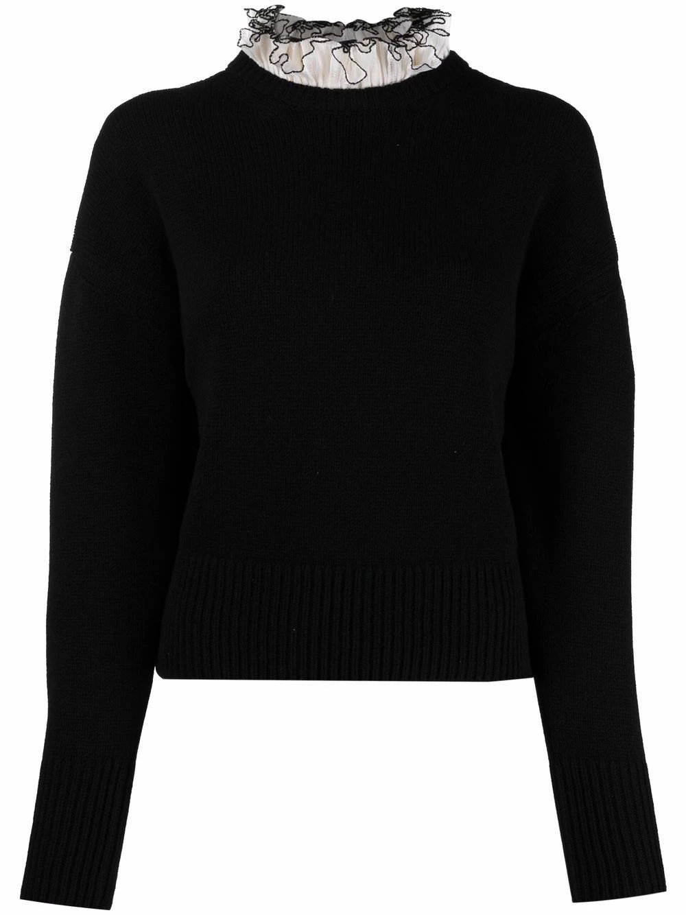 Alexander McQueen Frills neck jumper 1 Alexander McQueen Frills-neck jumper