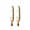 Alexander McQueen rhinestone-embellished skull earrings