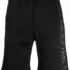 Alexander McQueen logo-embroidered track shorts