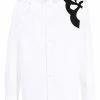 Alexander McQueen embroidered long-sleeve shirt