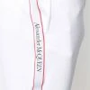 Alexander McQueen Selvedge logo-tape track shorts