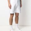 Alexander McQueen Selvedge logo-tape track shorts