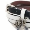 Alexander McQueen Skull charm double wrap bracelet 5 Alexander McQueen Skull charm double-wrap bracelet