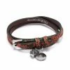Alexander McQueen McQueen Graffiti double-wrap leather bracelet