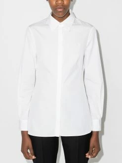 Alexander McQueen corset-detail long-sleeve shirt