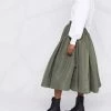 Alexander McQueen gathered panel midi skirt