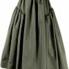 Alexander McQueen gathered panel midi skirt