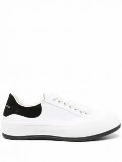 Alexander McQueen Deck lace-up plimsoll sneakers