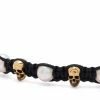 Alexander McQueen Skull charm friendship bracelet 5 Alexander McQueen Skull charm friendship bracelet