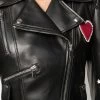 Alexander McQueen multi-patch peplum biker jacket