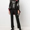 Alexander McQueen multi-patch peplum biker jacket