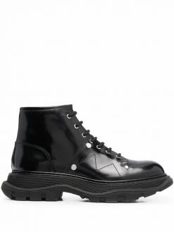Alexander McQueen Tread lace-up ankle boots