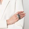 Alexander McQueen Oversized chain knuckleduster ring 4 Alexander McQueen Oversized chain knuckleduster ring