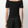 Alexander McQueen Off shoulder T shirt 8 Alexander McQueen off-shoulder T-shirt
