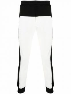 Alexander McQueen panelled cotton track pants