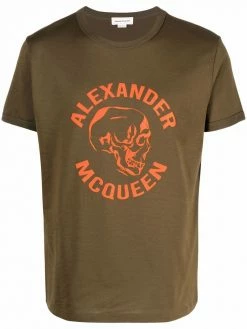 Alexander McQueen Skull logo-print T-shirt