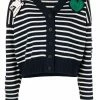 Alexander McQueen applique striped cardigan