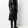 Alexander McQueen leather trench coat