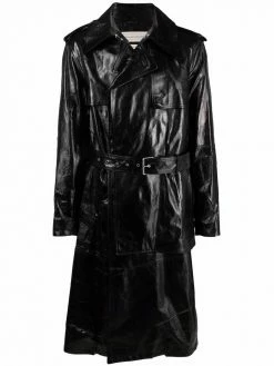 Alexander McQueen leather trench coat