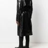 Alexander McQueen leather trench coat
