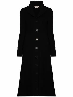 Alexander McQueen flared mid-length cardicoat