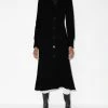 Alexander McQueen flared mid-length cardicoat