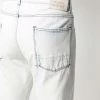 Alexander McQueen acid wash straight leg jeans