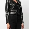 Alexander McQueen cropped biker jacket