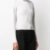 Alexander McQueen ruffle-collar knitted top