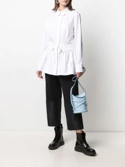 Alexander McQueen drawstring-waist cotton shirt