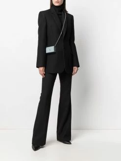 Alexander McQueen skull-embellished crossbody cardholder