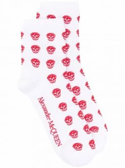 Alexander McQueen skull jacquard socks