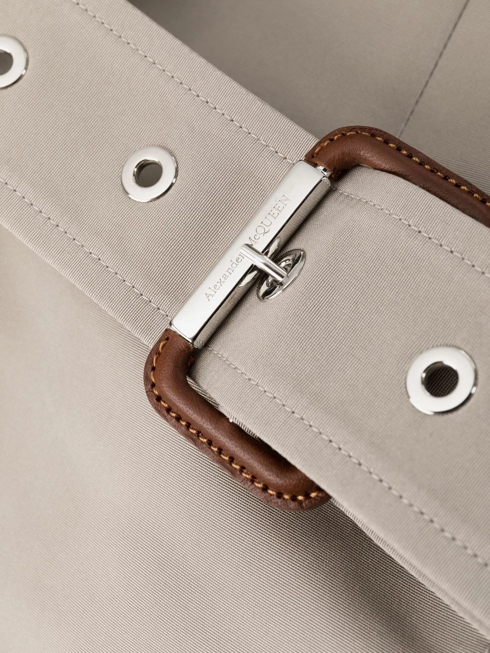 Alexander McQueen Belted trench coat 6 Alexander McQueen belted trench coat