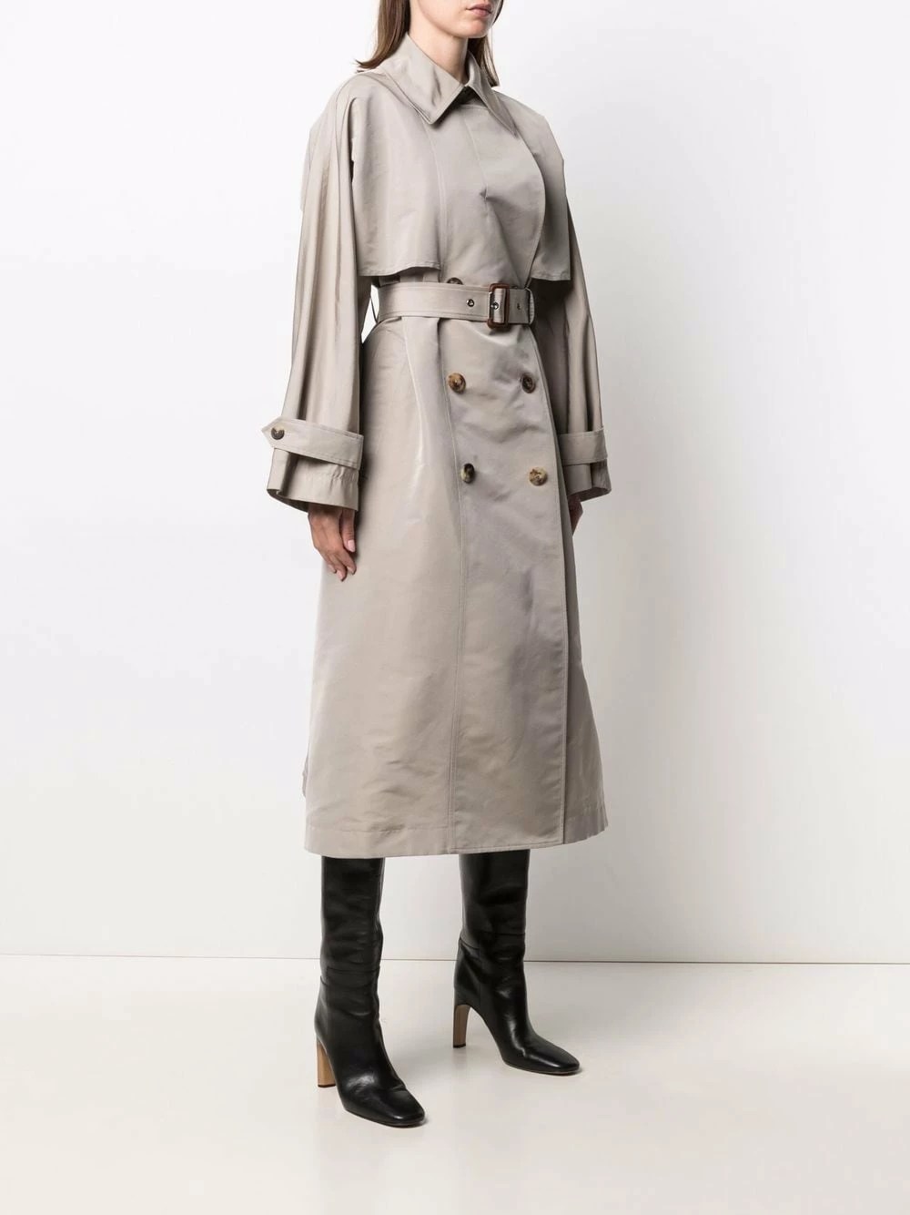 Alexander McQueen Belted trench coat 3 Alexander McQueen belted trench coat