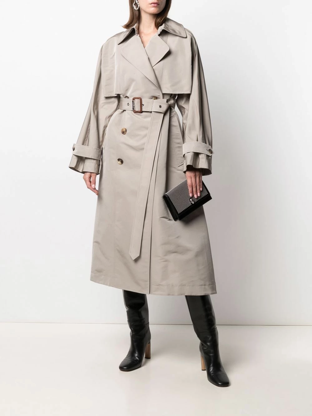 Alexander McQueen Belted trench coat 2 Alexander McQueen belted trench coat