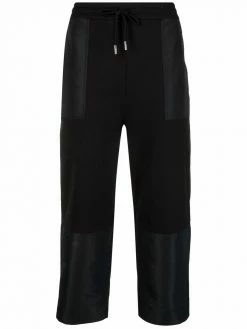 Alexander McQueen cropped drawstring track trousers