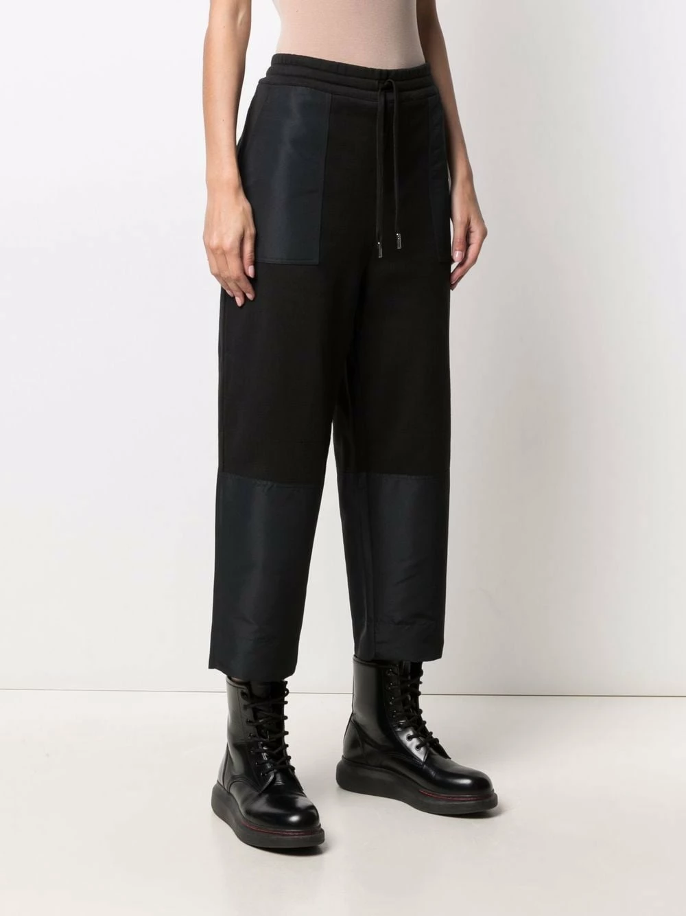 Alexander McQueen Cropped drawstring track trousers 3 Alexander McQueen cropped drawstring track trousers