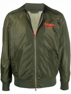 Alexander McQueen Graffiti bomber jacket