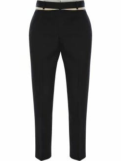Alexander McQueen panelled slim-fit trousers