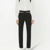 Alexander McQueen panelled slim-fit trousers