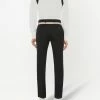 Alexander McQueen panelled slim-fit trousers