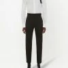 Alexander McQueen tailored satin-panel trousers