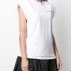 Alexander McQueen embroidered logo padded T-shirt
