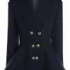 Alexander McQueen peplum-hem double-breasted blazer