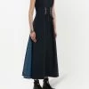 Alexander McQueen panelled corset flared dress