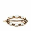 Alexander McQueen pearl skull hair clip