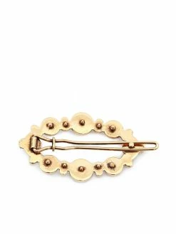 Alexander McQueen pearl skull hair clip